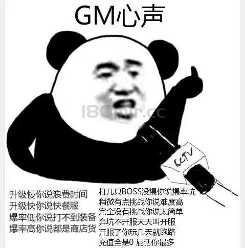 开服GM的心声